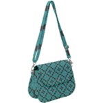 Tiles Saddle Handbag