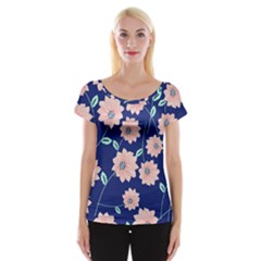 Floral Cap Sleeve Top by Sobalvarro