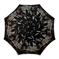 Dark Spring Golf Umbrellas by MRNStudios