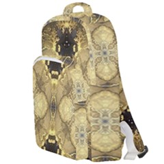 Black And Gold Double Compartment Backpack