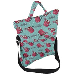 Hot Chocolate Hot Chocolate Fold Over Handle Tote Bag