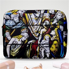 Christian Window Glass Art Print Make Up Pouch (large)