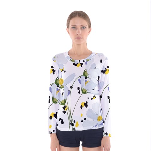 Tree Poppies  Women s Long Sleeve Tee by Sobalvarro