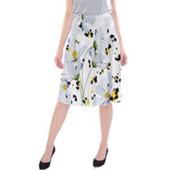 Tree Poppies  Midi Beach Skirt by Sobalvarro