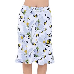Tree Poppies  Short Mermaid Skirt by Sobalvarro