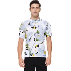 Tree Poppies  Men s Short Sleeve Rash Guard