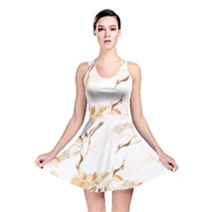 Birds And Flowers  Reversible Skater Dress by Sobalvarro