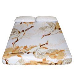 Birds And Flowers  Fitted Sheet (california King Size) by Sobalvarro