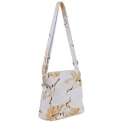 Birds And Flowers  Zipper Messenger Bag by Sobalvarro