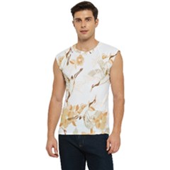 Birds And Flowers  Men s Raglan Cap Sleeve Tee by Sobalvarro
