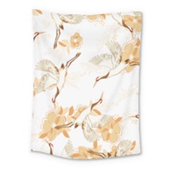 Birds And Flowers  Medium Tapestry by Sobalvarro