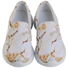 Birds And Flowers  Kids Lightweight Slip Ons by Sobalvarro