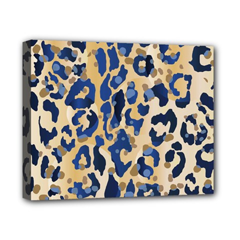 Leopard Skin  Canvas 10  X 8  (stretched) by Sobalvarro