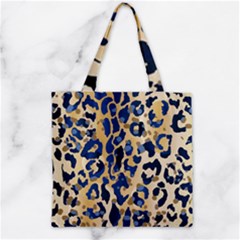 Leopard Skin  Zipper Grocery Tote Bag by Sobalvarro