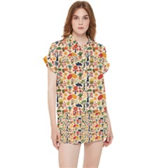 Garden Of Love Chiffon Lounge Set
