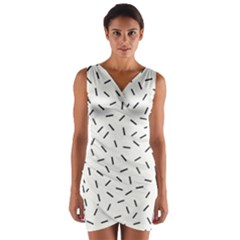 Rain  Wrap Front Bodycon Dress by Sobalvarro