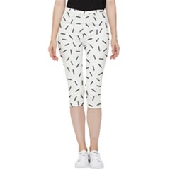 Rain  Inside Out Lightweight Velour Capri Leggings 