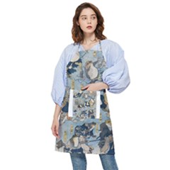 Famous Heroes Of The Kabuki Stage Played By Frogs  Pocket Apron by Sobalvarro