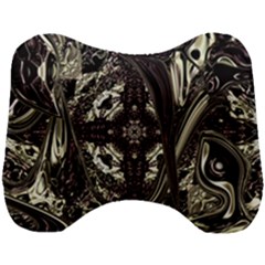 Honey Glazed Cross Head Support Cushion by MRNStudios