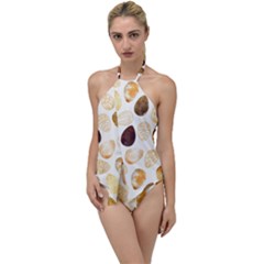 Golden Egg Easter Go With The Flow One Piece Swimsuit by designsbymallika