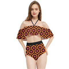 The Shining Overlook Hotel Carpet Halter Flowy Bikini Set  by Malvagia