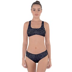 Medical Biology Detail Medicine Psychedelic Science Abstract Abstraction Chemistry Genetics Criss Cross Bikini Set by Sudhe