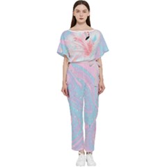 Flamingo1 Batwing Lightweight Jumpsuit by flowerland