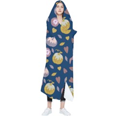 Autumn Pumpkins Wearable Blanket by SychEva