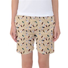 Festive Champagne Women s Basketball Shorts
