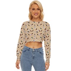 Festive Champagne Lightweight Long Sleeve Sweatshirt