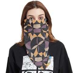 Abstract Pattern Geometric Backgrounds   Face Covering Bandana (triangle)