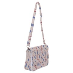 Abstract-006 Shoulder Bag With Back Zipper