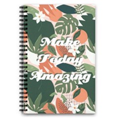 Tropical Polka Plants 2 5 5  X 8 5  Notebook by flowerland