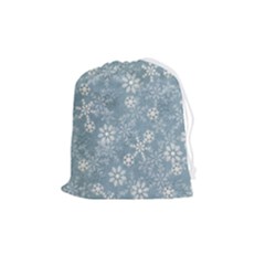 Snow-frozen Drawstring Pouch (medium)