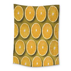 Oranges Slices  Pattern Medium Tapestry by artworkshop