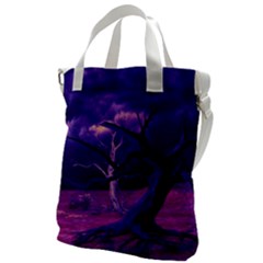 Forest Night Heaven Cloud Nature Canvas Messenger Bag