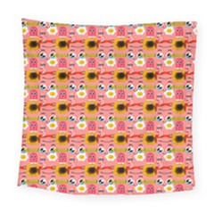 Egg Eyes Square Tapestry (large) by Sparkle