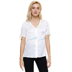Voice Actor T- Shirt As For Me And My Voice We Will Serve The Lord Christian T- Shirt Bow Sleeve Button Up Top