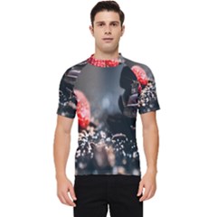 Chocolate Dark Men s Short Sleeve Rash Guard