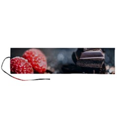 Chocolate Dark Roll Up Canvas Pencil Holder (l)