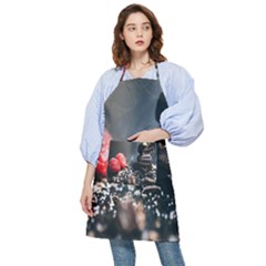 Chocolate Dark Pocket Apron by artworkshop