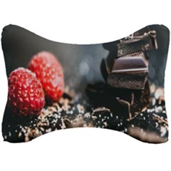 Chocolate Dark Seat Head Rest Cushion by artworkshop