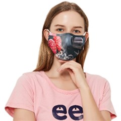 Chocolate Dark Fitted Cloth Face Mask (adult)