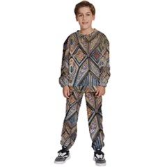 Church Ceiling Mural Architecture Kids  Sweatshirt Set