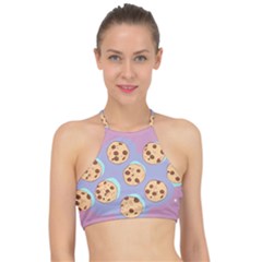 Cookies Chocolate Chips Chocolate Cookies Sweets Racer Front Bikini Top