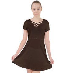 Chocolate  Brown	 - 	caught In A Web Dress