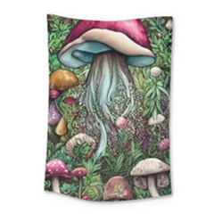 Craft Mushroom Small Tapestry by GardenOfOphir