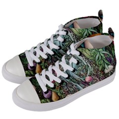 Craft Mushroom Women s Mid-top Canvas Sneakers by GardenOfOphir