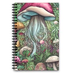Craft Mushroom 5 5  X 8 5  Notebook by GardenOfOphir