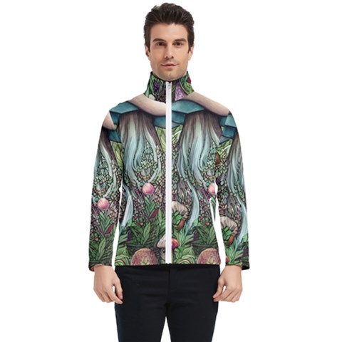 Craft Mushroom Men s Bomber Jacket by GardenOfOphir